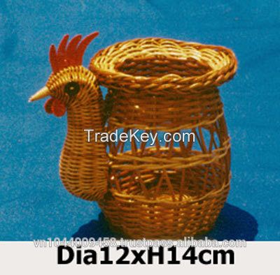 Fern animal shaped basket