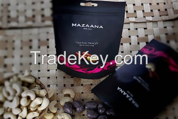 Mazaana - Nuts coated with Dark Chocolate and Milk Chocolate