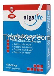 Algalife Icelandic Astaxanthin, 4 mg, 45 Count Gelcaps