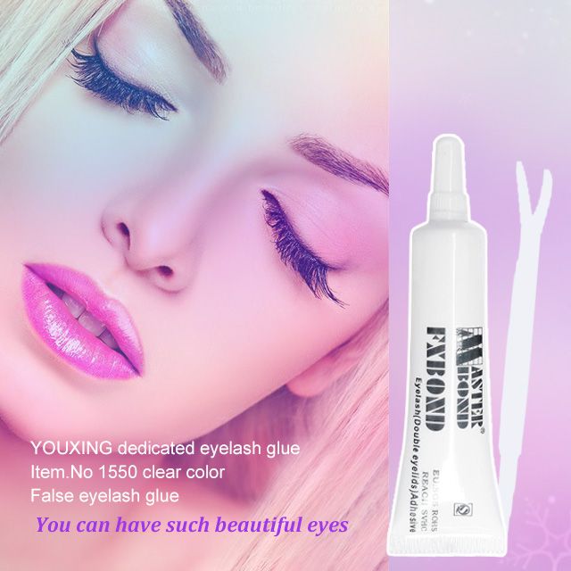 7g1550 white eyelash glue for strip lashes