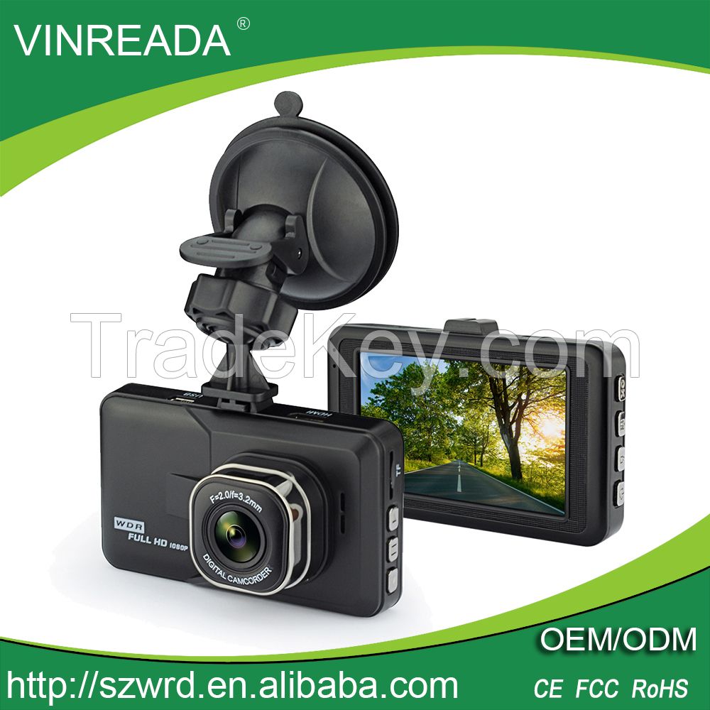 3.0 Inch Front View Car Dash Cam 1080P Full HD Car Camera Video Vehicle Recorder Balck Box