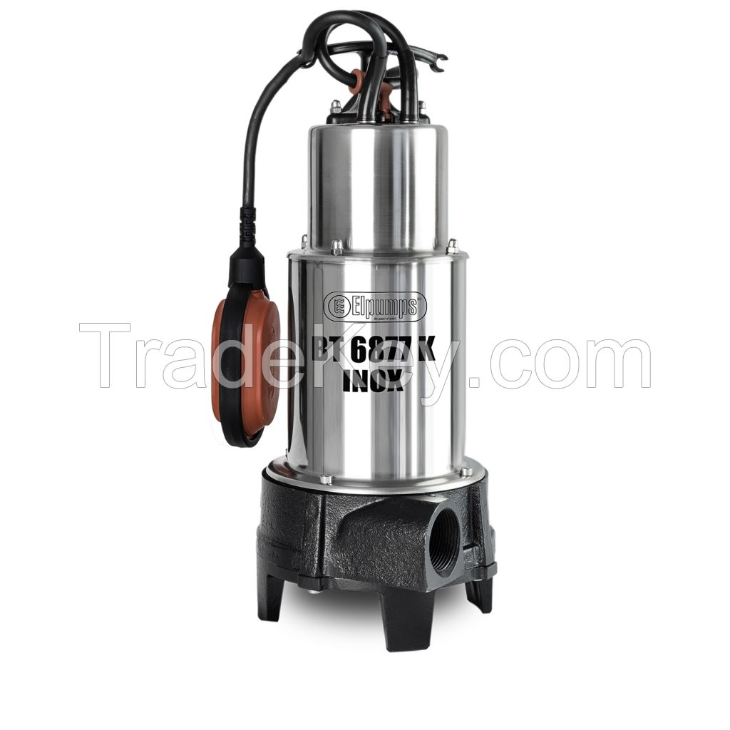 Submersible cutter pumps for sewage