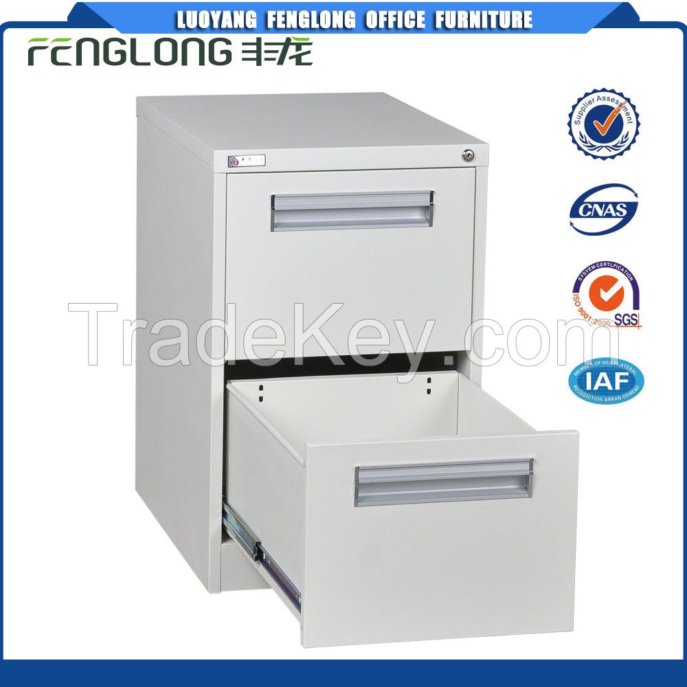 Hot sale metal file cabinet 2 drawer vertical steel cabinet