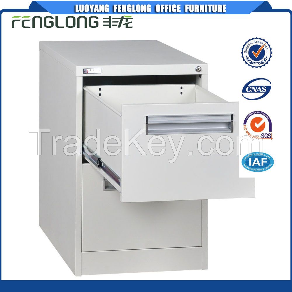 Hot sale metal file cabinet 2 drawer vertical steel cabinet