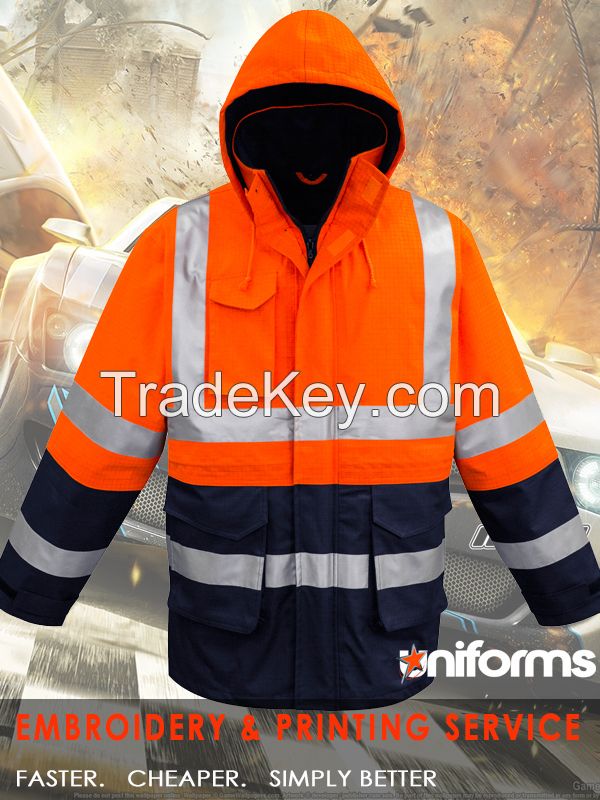 Mining Work Wear-Fire Armour Arc Rated Anti Static Waterproof Jacket