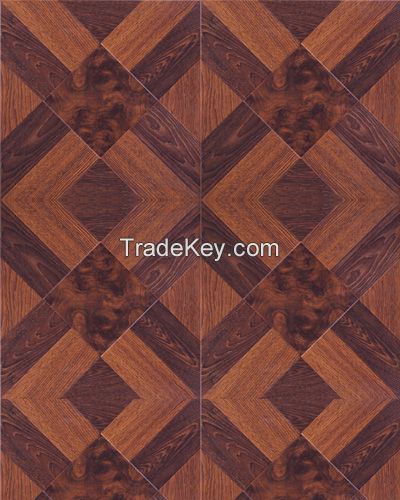 Parquet Laminate Flooring 12mm HDF  for commercial usage