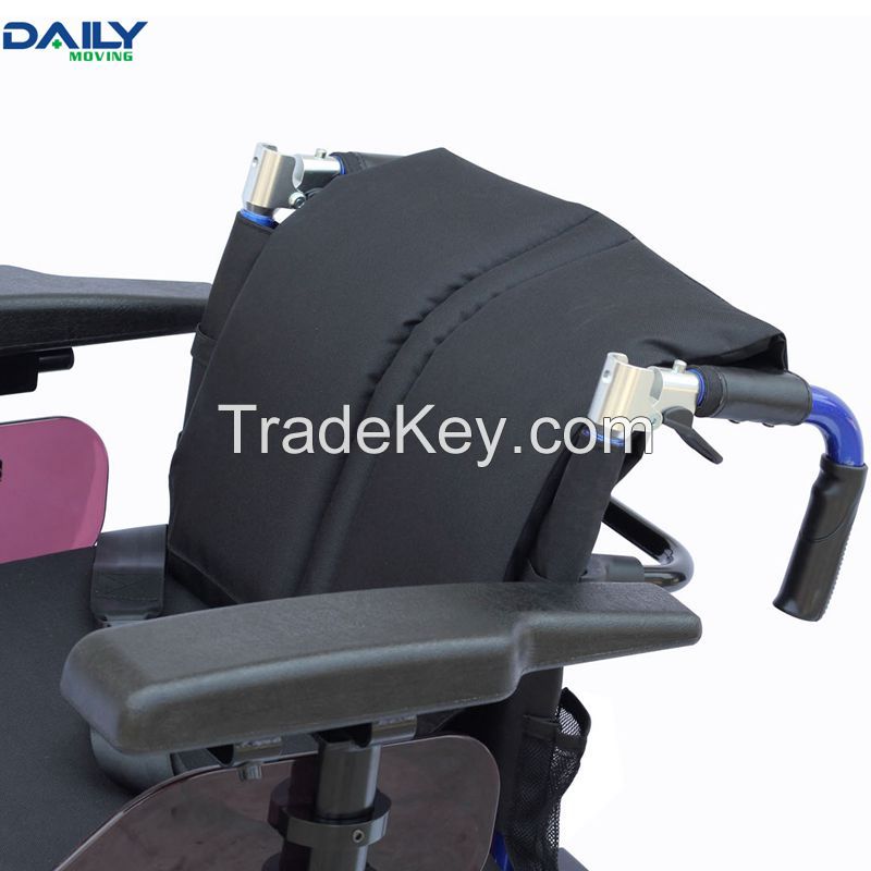 Al Frame Folding Comfortable Power Wheelchair with Different Seat Size