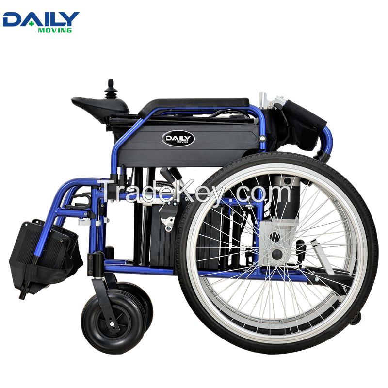 24'' Electric Power Wheelchair With Easy Folding Capability