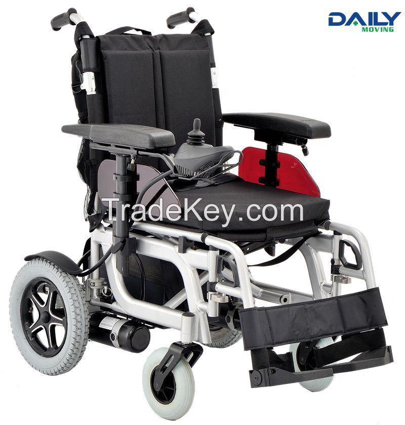 Al Frame Folding Comfortable Power Wheelchair with Different Seat Size