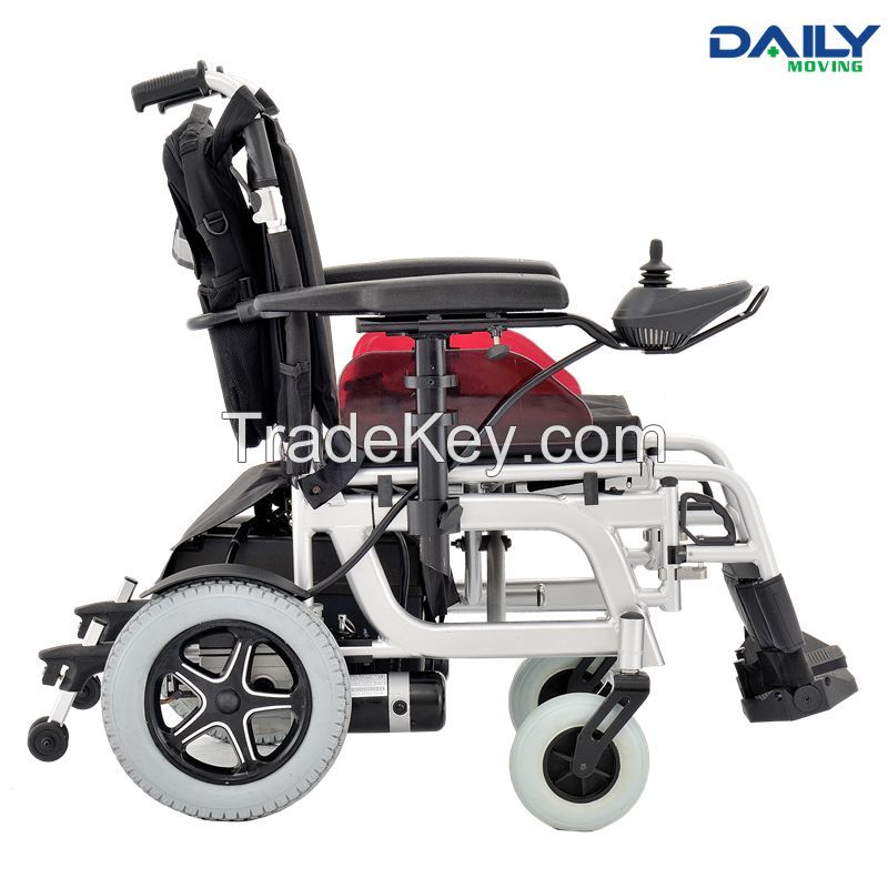 Al Frame Folding Comfortable Power Wheelchair with Different Seat Size