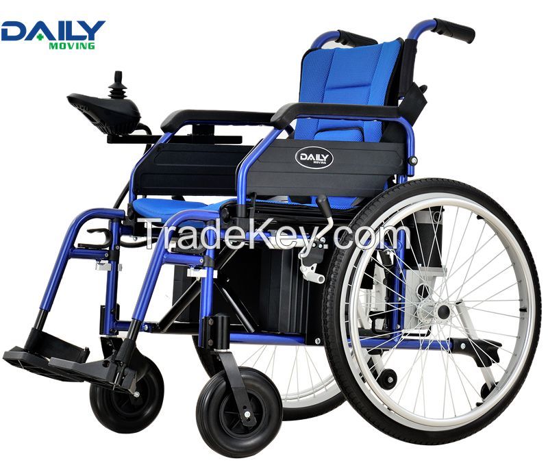 24'' Electric Power Wheelchair With Easy Folding Capability