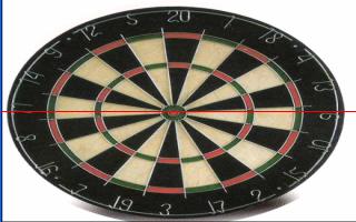 Bristle dartboards