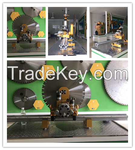 Hydraulic diamond wire saw machine for reinforced concrete and metals