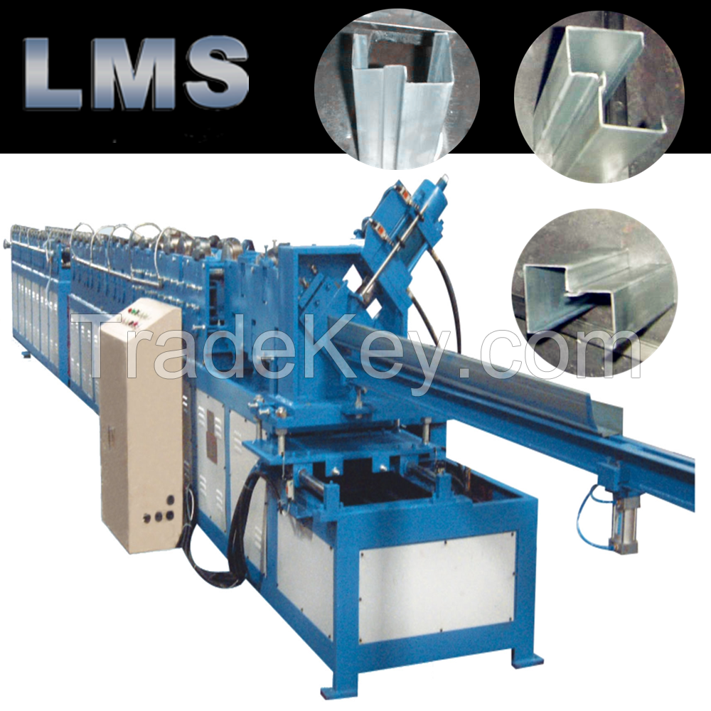 LMS Steel Door frame metal shutter roll forming cold metal machine