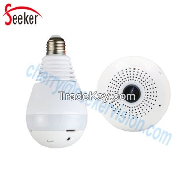 New Arrival CCTV Security 360 Degree LED Bulb Camera Wireless 1080P Home Security Baby Monitor