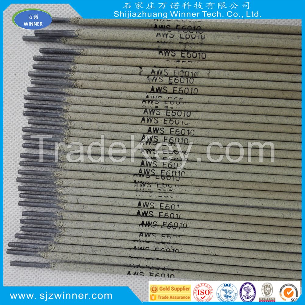 China supplier aws e6010 welding electrode carbon steel welding electrode 3.2mm