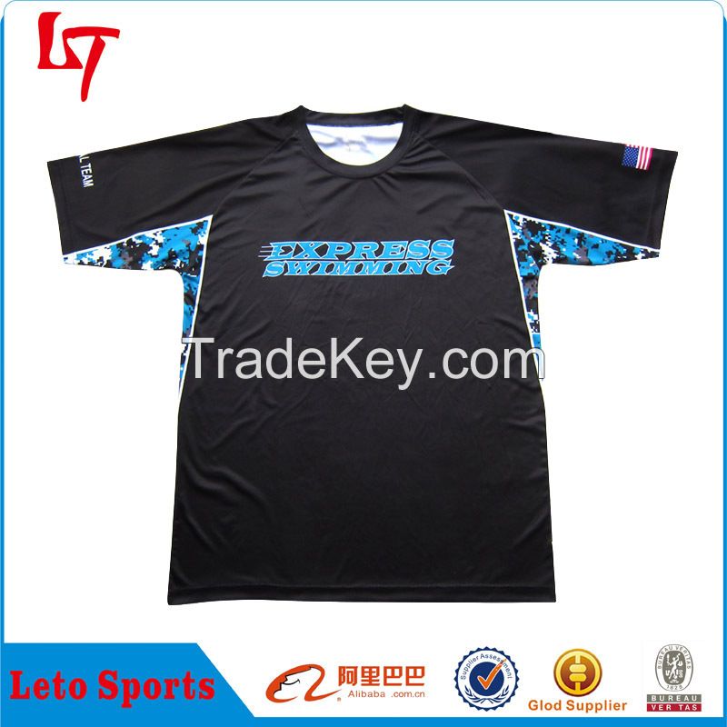 Wholesale custom sublimation full dye printing black baseball tops/jerseys