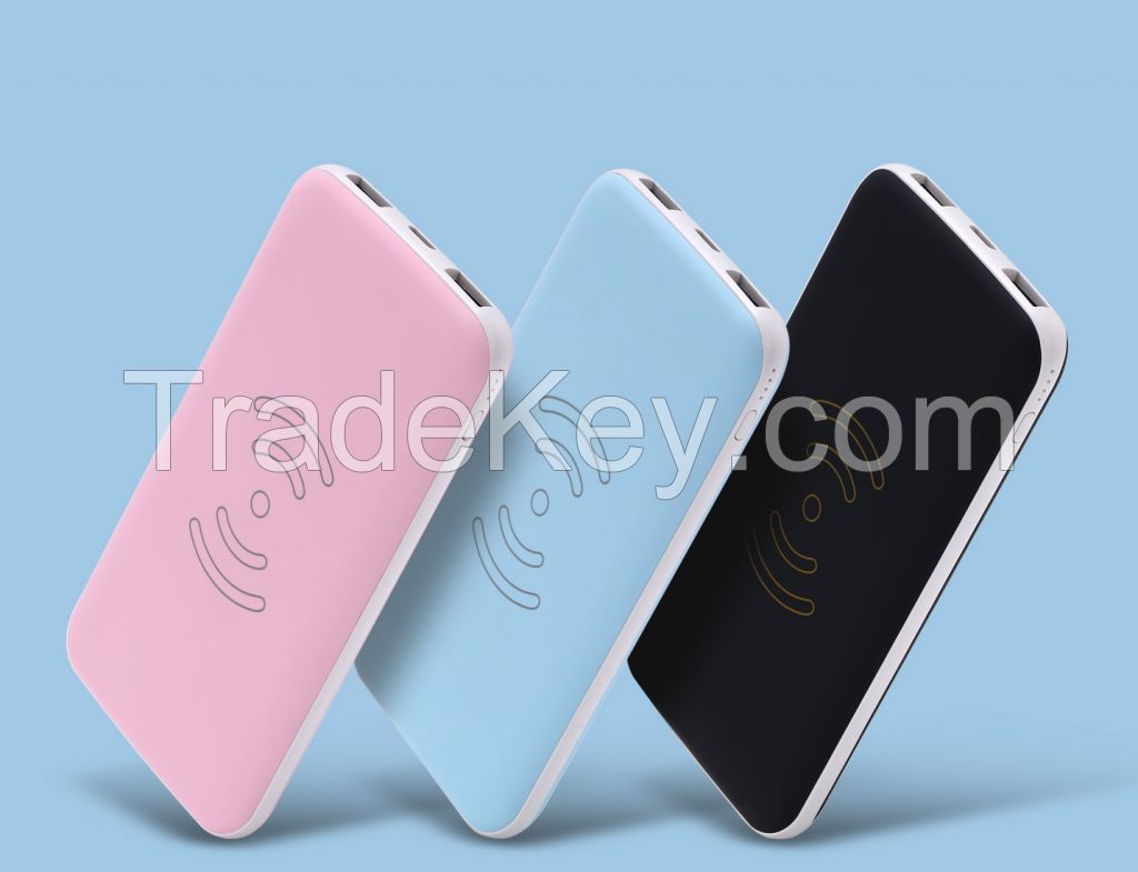 ultra thin 8000mAh wireless power bank for iphoneX