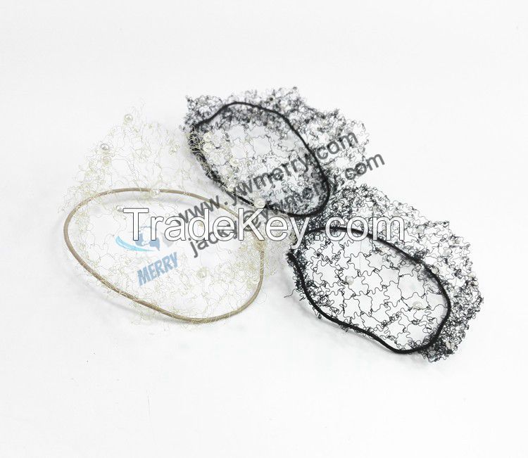 Top Quality Hairnet Designed for Noble Hair Net with Pearls Hairnets Cap