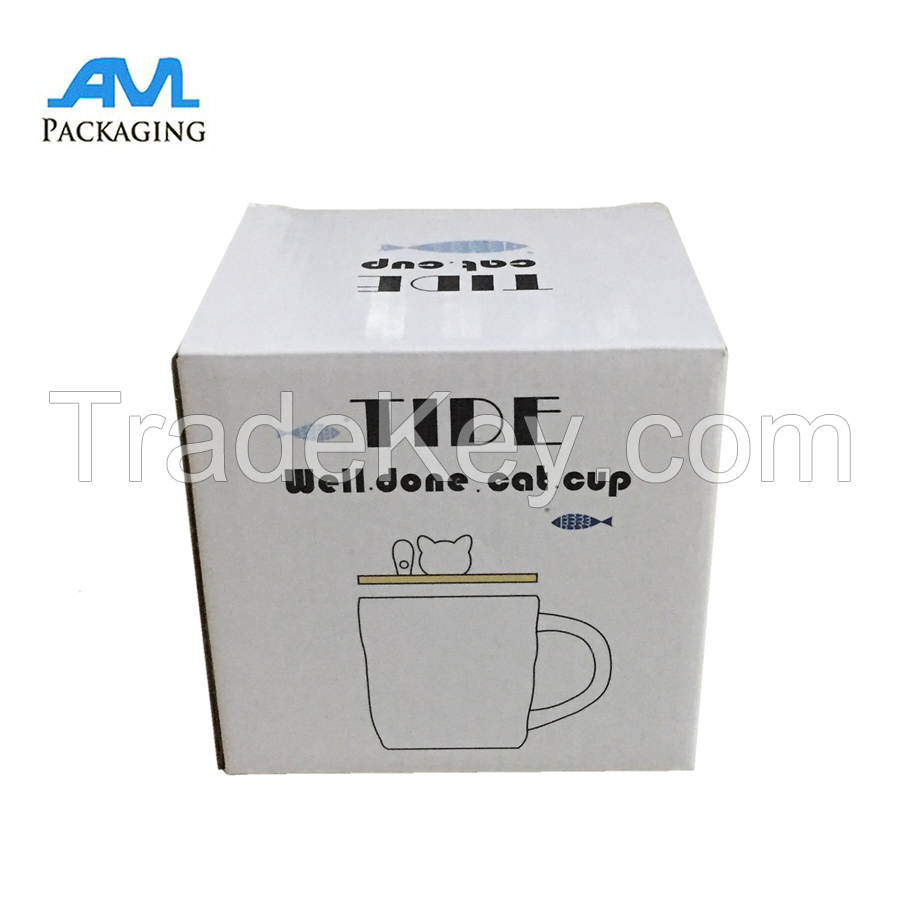 Cheap Corrugated Paperboard Coffee Mug Packaging Box