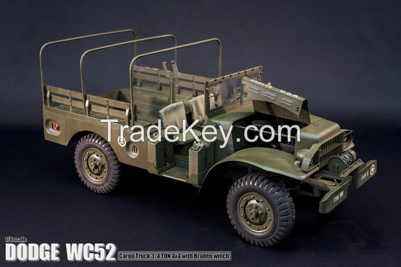 New eaxroys 1:6 Scale rc model Dodge wc-52 Truck handmade Metal Model