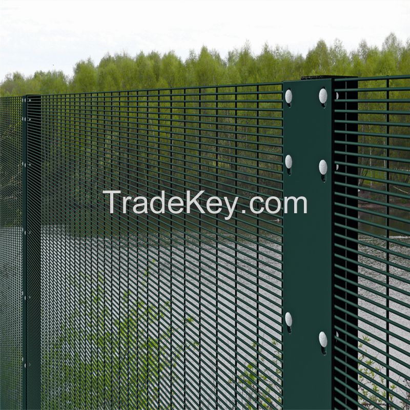 2.4M Height Powder Coating Security 358 Fence