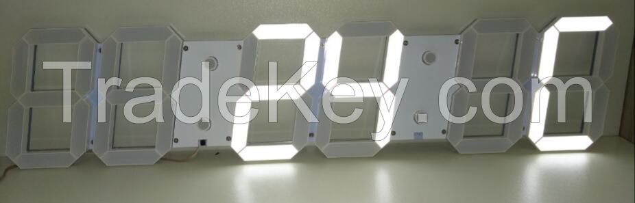 3D Led digital Wall Clock display (Indoor)