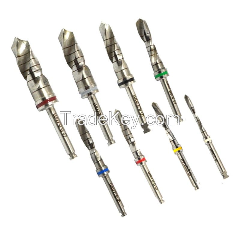 8 PIECES DENTAL IMPLANT DRILLS FOR IMPLANT SURGERY