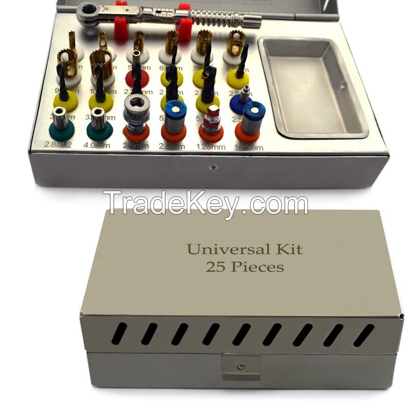 25 PIECES UNIVERSAL IMPLANT SURGERY KIT