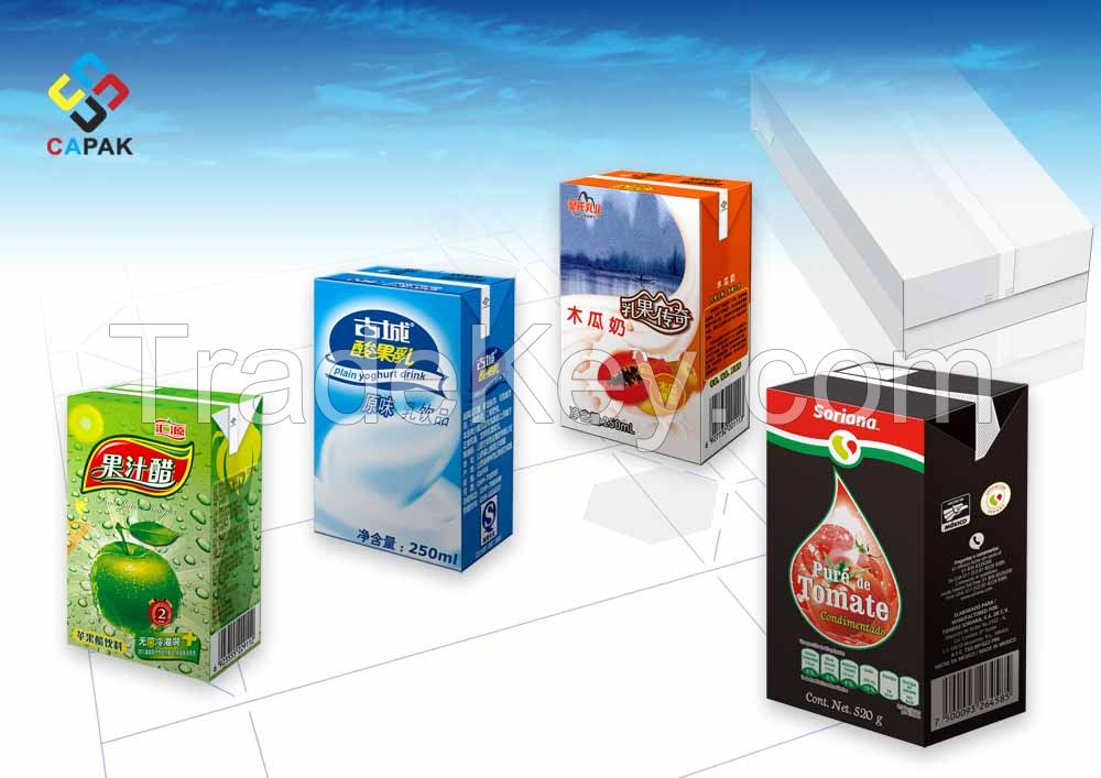 Milk And Juice Aseptic Packages Sleeve