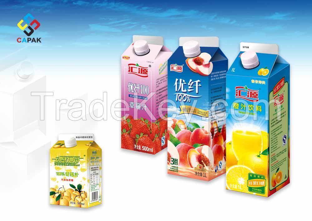 Juice Gable Top Aseptic Package Sleeve