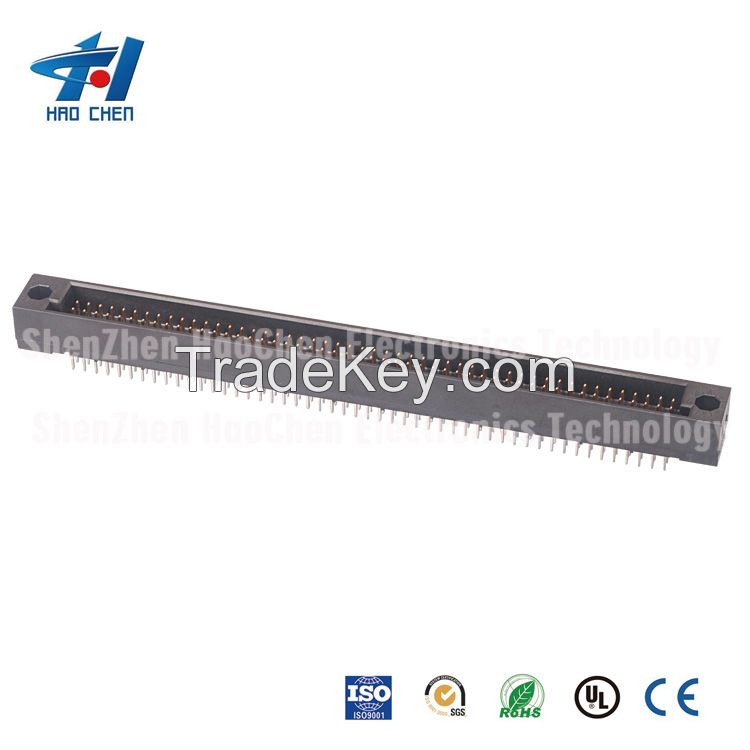 3 rows ph2.54mm DIN41612 Euro connectors male straight vertical 30P, 32P, 42P, 48P, 64P, 66P, 96P, 120P board to board connector