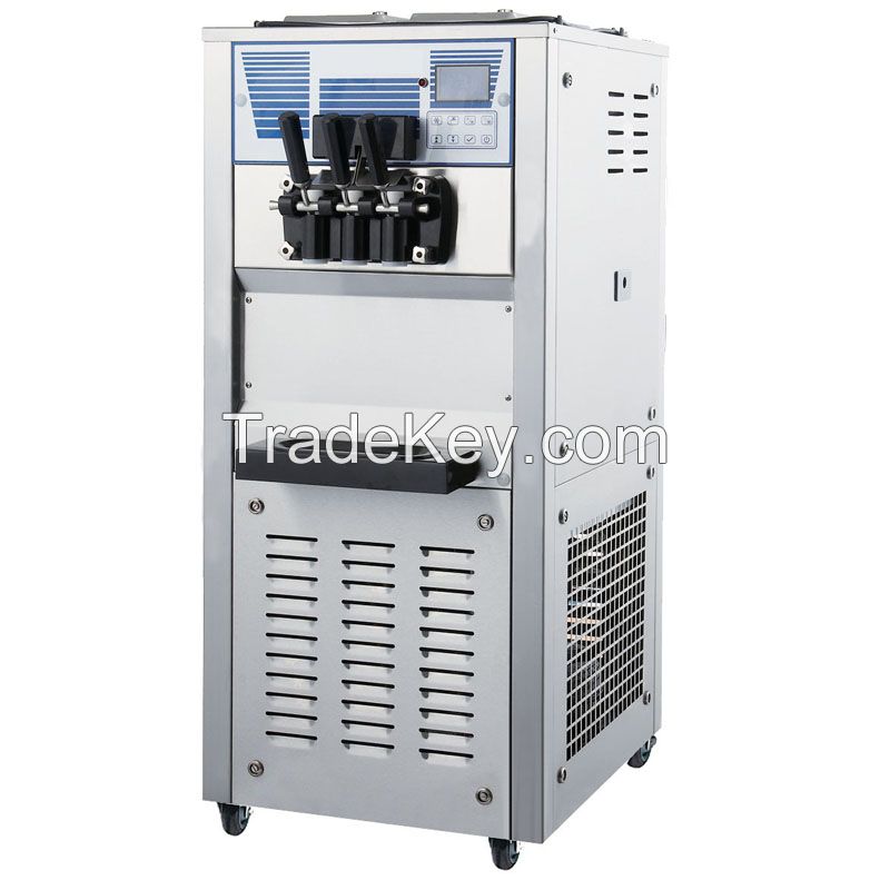 Ice Cream Machine, Frozen Yogurt machine, soft serve, floor model, double sytem