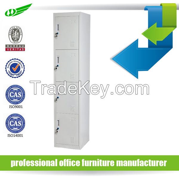 KD structure customized design metal locker wardrobe