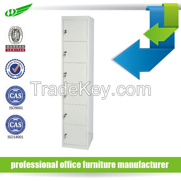 KD structure customized design metal locker wardrobe