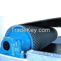 Conveyor drum pulley