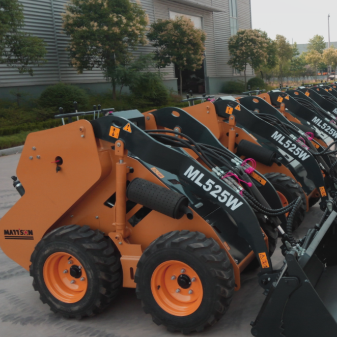 SKID STEER LOADER WITH MANY ATTACHEMENTS
