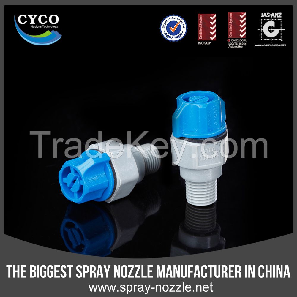 CYCO Factory Direct Hot Sale QJJ Plastic Flant Fan Spray Nozzle