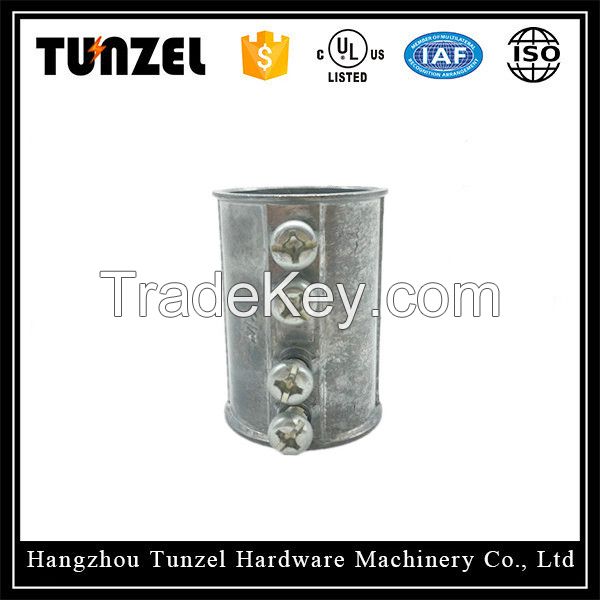 Manufacturer supply pipe fittings EMT aluminum coupling for set screw type