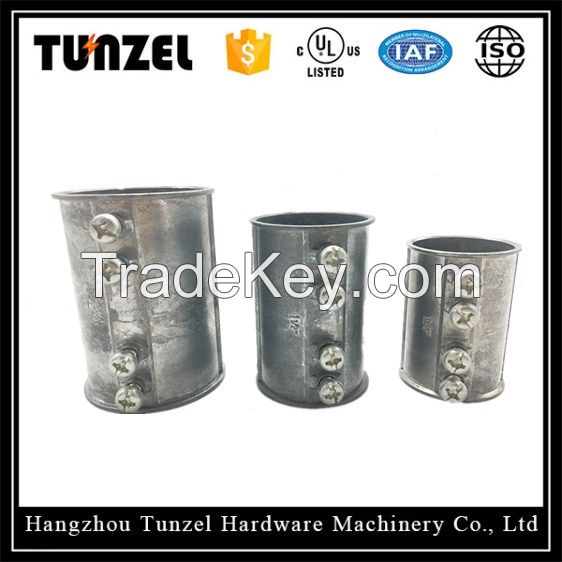 Manufacturer supply pipe fittings EMT aluminum coupling for set screw type