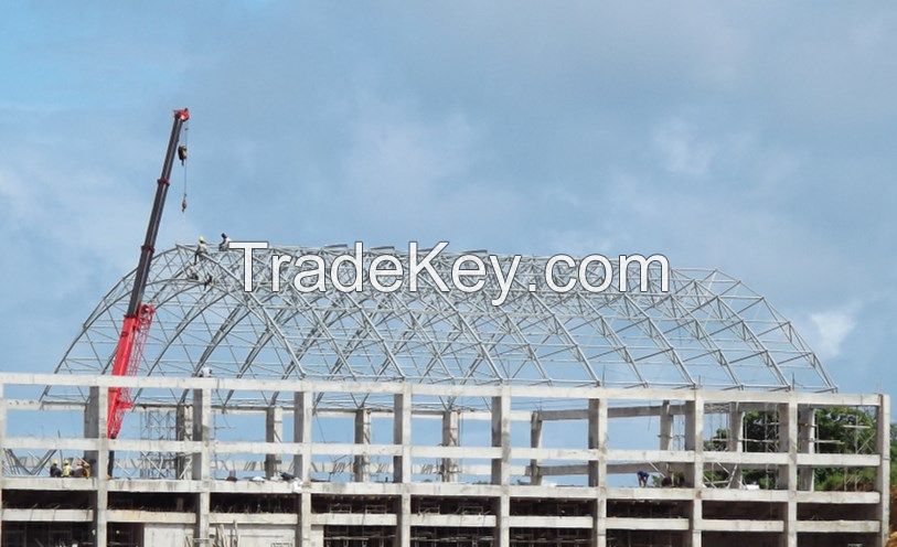 High quality steel space frame coal storage