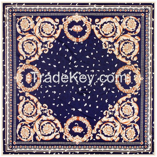 muslim Islamic art silk scarves