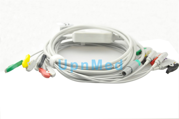 Welch Allyn 14pin EKG Cable With 10 Lead Wires