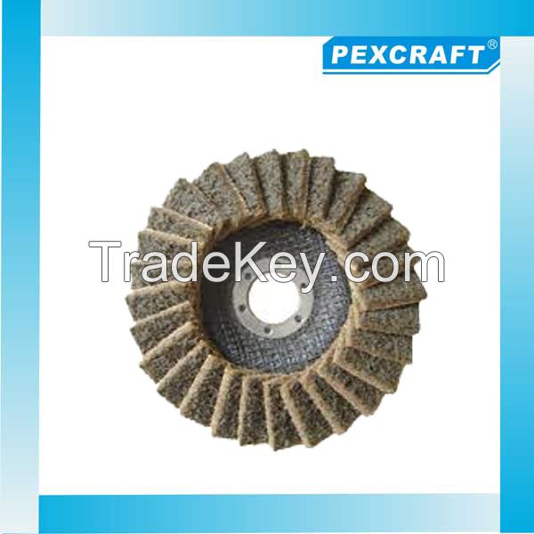 Nov-woven surface conditional flap discs