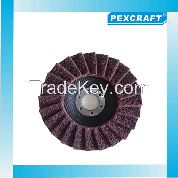 Nov-woven surface conditional flap discs