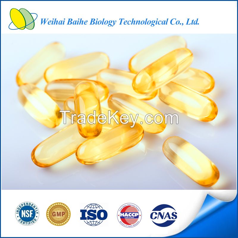 GMP Certified Deep Sea Omega3 Softgel Capsule Fish Oil