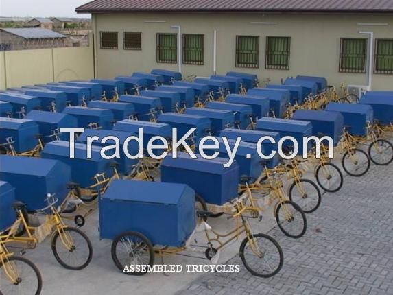 Assembled Tricycle/sanitation vehicle/Trishaw/Pedicab