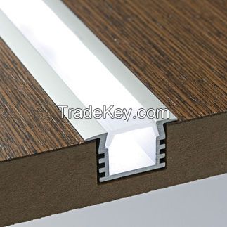 Recessed Aluminium Profile as LED tube decoration lighting