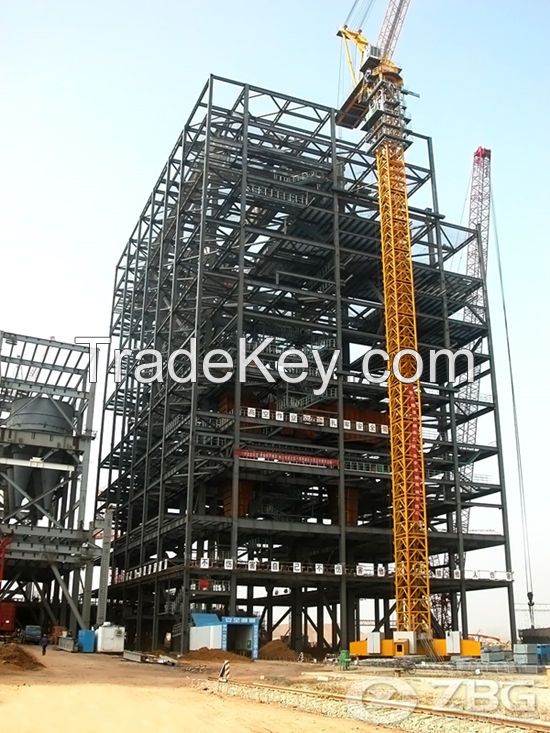 Fuel gas power plant boiler