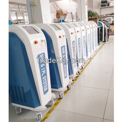 Ce Approved Portable Elight Ipl Shr Laser Hair Removal Machine